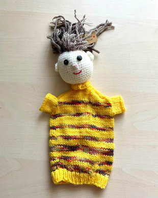 Amigurumi, baiat, marioneta