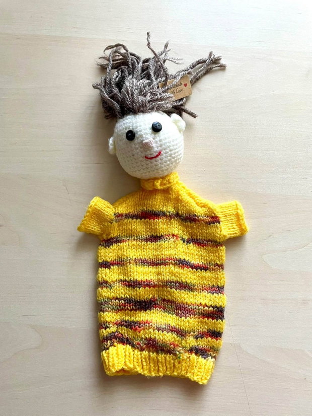 Amigurumi, baiat, marioneta
