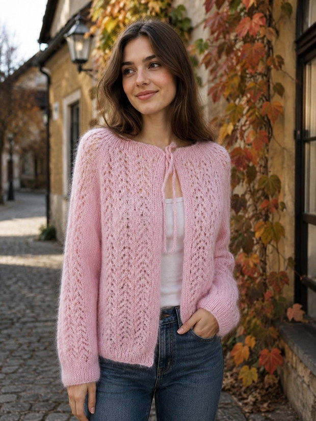 Cardigan din mohair