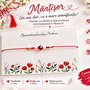 Bratara Martisor cu Swarovski si margele Miyuki