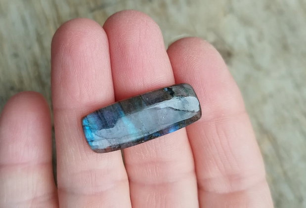 Cabochon labradorit, 40x12 mm