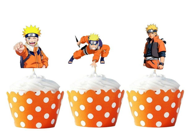 Toppere Naruto  decupate pe contur