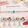 Bratara Martisor cu Swarovski si margele Miyuki