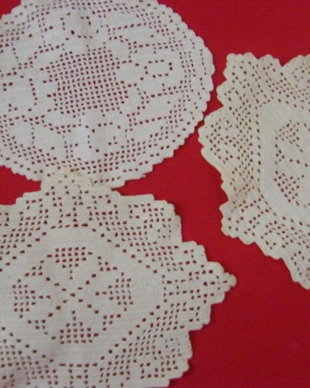 Set 3 mileuri crem bumbac