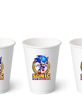 Stickere Sonic  set de 12 bucăți