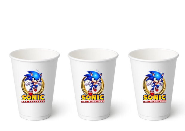 Stickere Sonic set de 12 bucăți