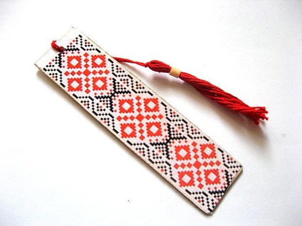 semn de carte cu motiv taditional 52856