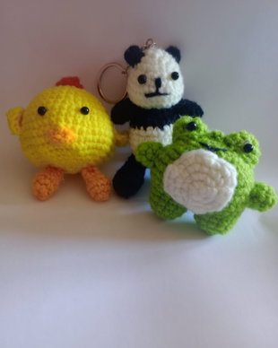 Brelocuri croșetate handmade  animăluțe