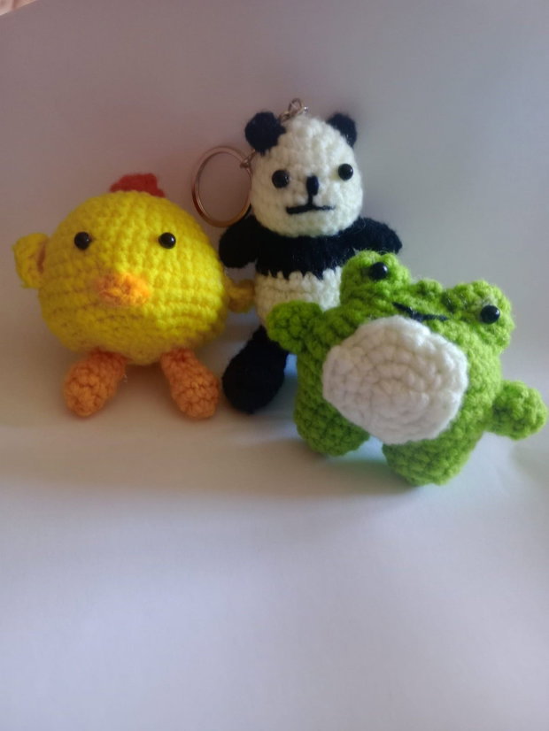 Brelocuri croșetate handmade  animăluțe