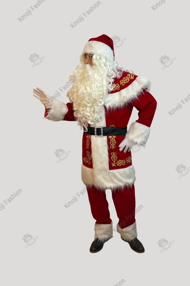 Costum Moș Crăciun Model Premium Adult