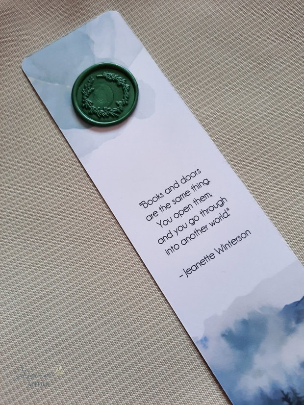 Mărturie nuntă semn de carte cu sigiliu
