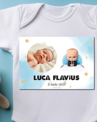 Mărturie magnet botez. Mărturie Baby Boss