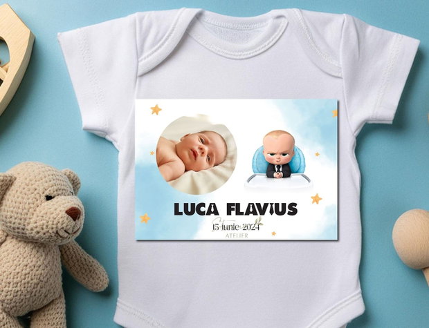 Mărturie magnet botez. Mărturie Baby Boss