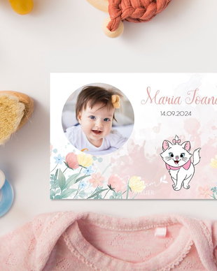 Mărturie magnet botez. Mărturie pisica Marie