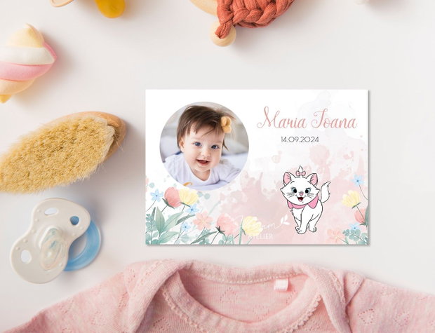 Mărturie magnet botez. Mărturie pisica Marie