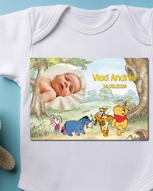 Mărturie magnet botez. Mărturie Winnie the Pooh. Mărturie Winnie Ursulețul