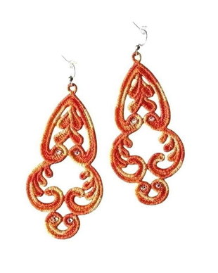 Cercei Chandelier Orange Degrade