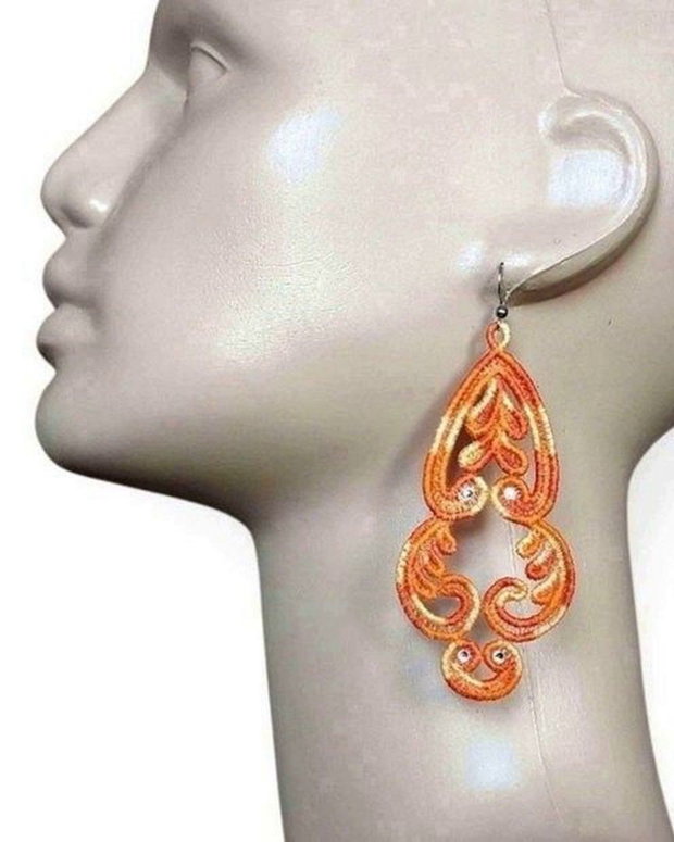 Cercei Chandelier Orange Degrade