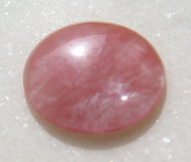 Cherry cuart cabochon  aprox 30x6.5 mm