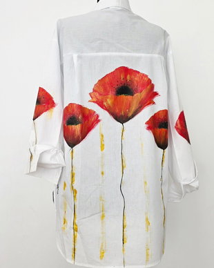 Camasa pictata masura S/M oversize