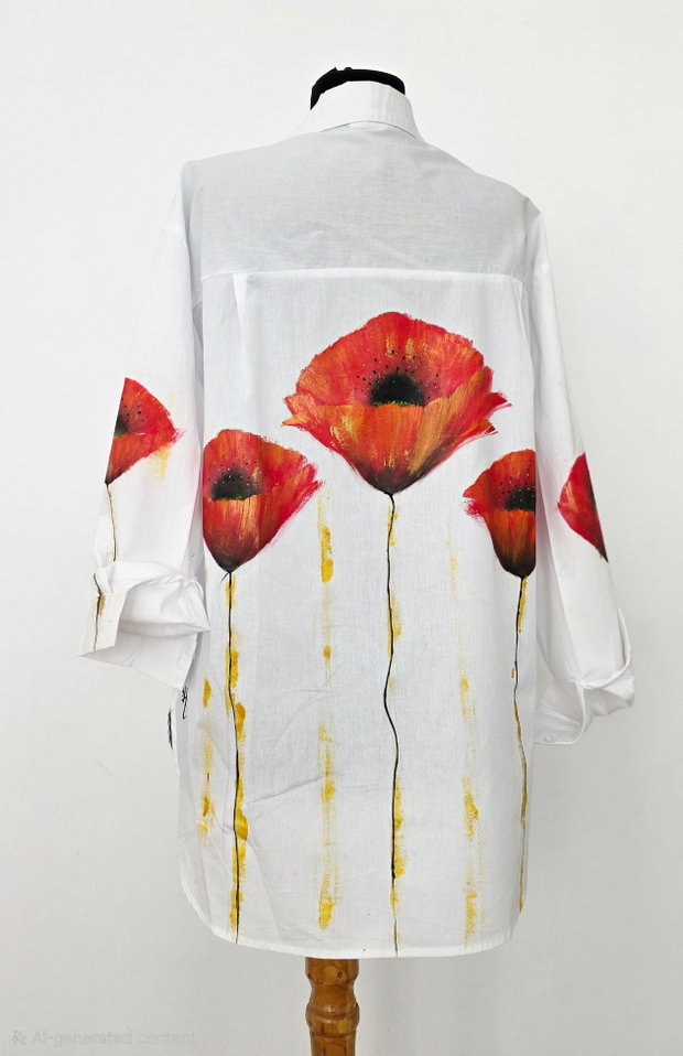 Camasa pictata masura S/M oversize