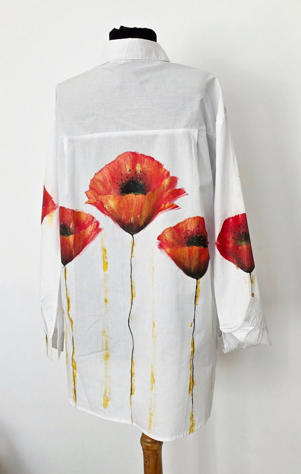 Camasa pictata masura S/M oversize