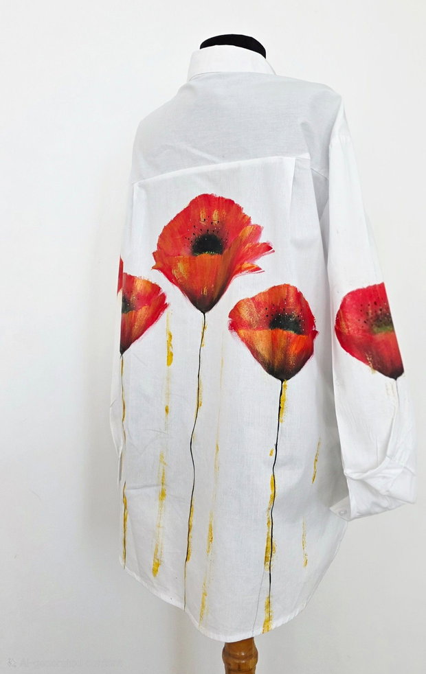 Camasa pictata masura S/M oversize