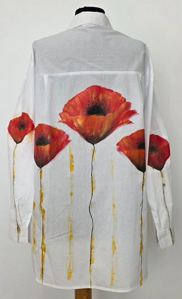 Camasa pictata masura S/M oversize
