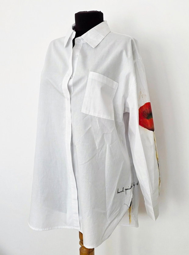 Camasa pictata masura S/M oversize