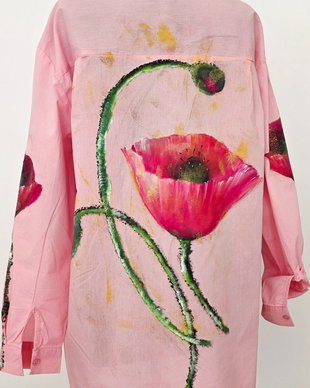 Camasa pictata masura S/M oversize