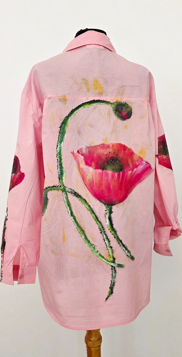 Camasa pictata masura S/M oversize