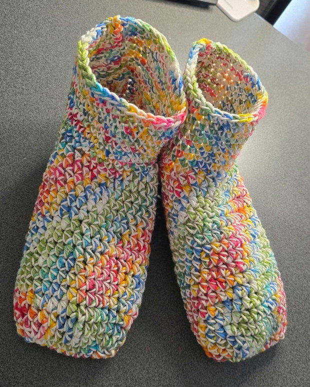 Botosei colorati crosetati