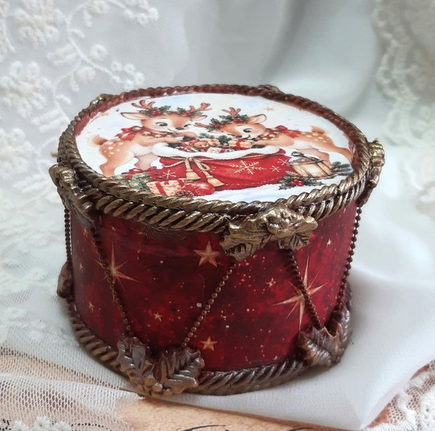 Decoratiune toba pentru bradul de Craciun - Craciunul de altadata
