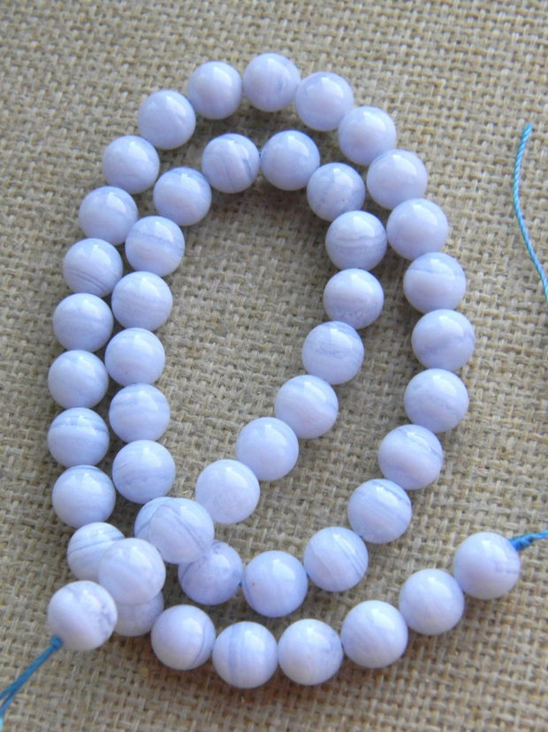 Blue Lace Agat 8 mm (PGA)
