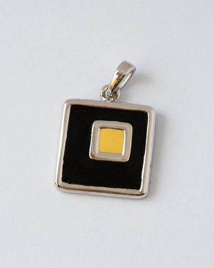 Pandantiv design geometric argint 925