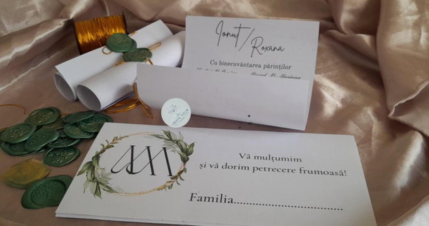 Plicuri pentru darul de nuntă personalizate