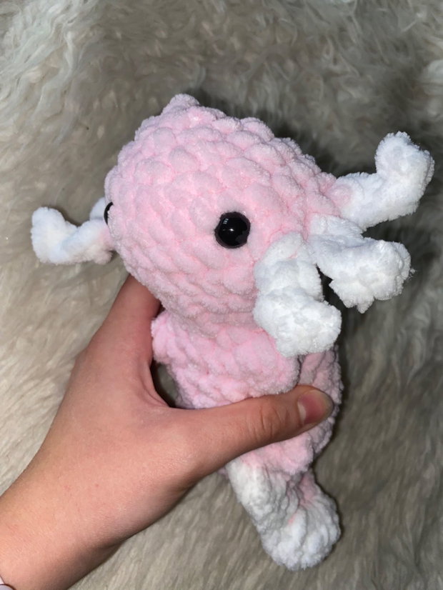 Axolotl handmade crosetat