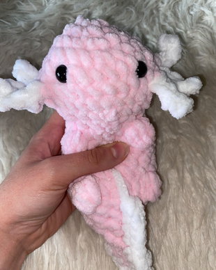Axolotl handmade crosetat