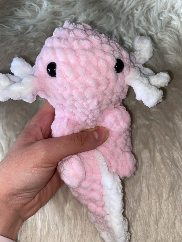 Axolotl handmade crosetat