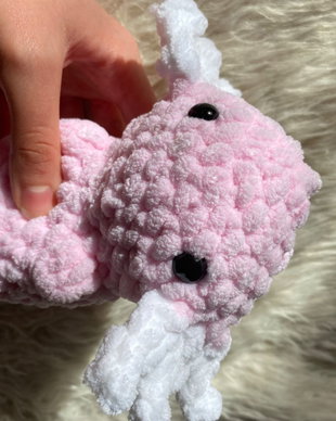 Axolotl handmade crosetat