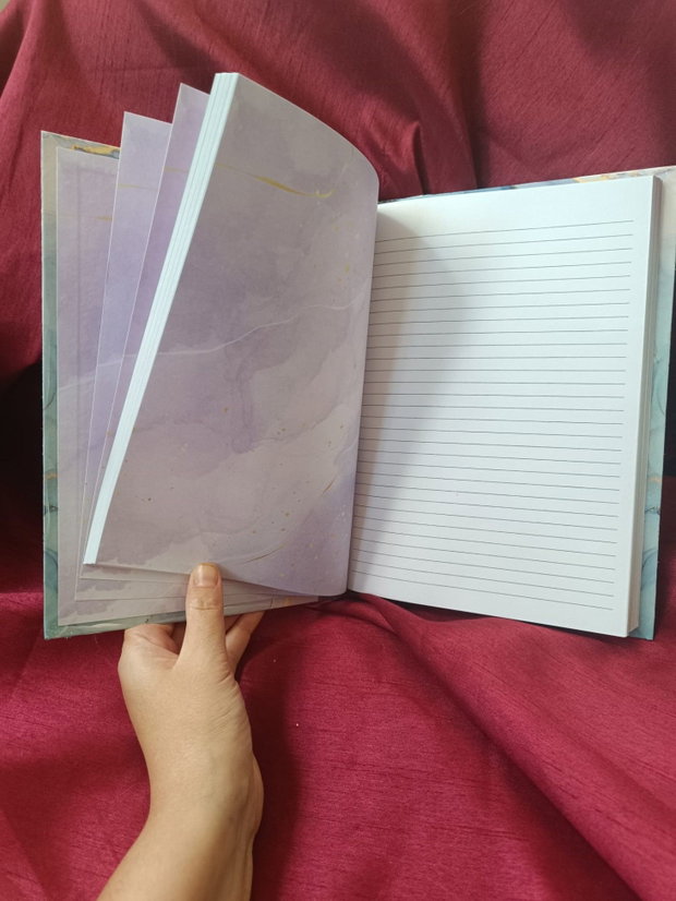 Jurnal handmade B5 Arborele Vieții, stil fantasy