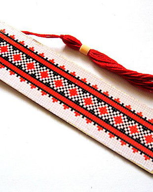 semn de carte cu motiv traditional 52860