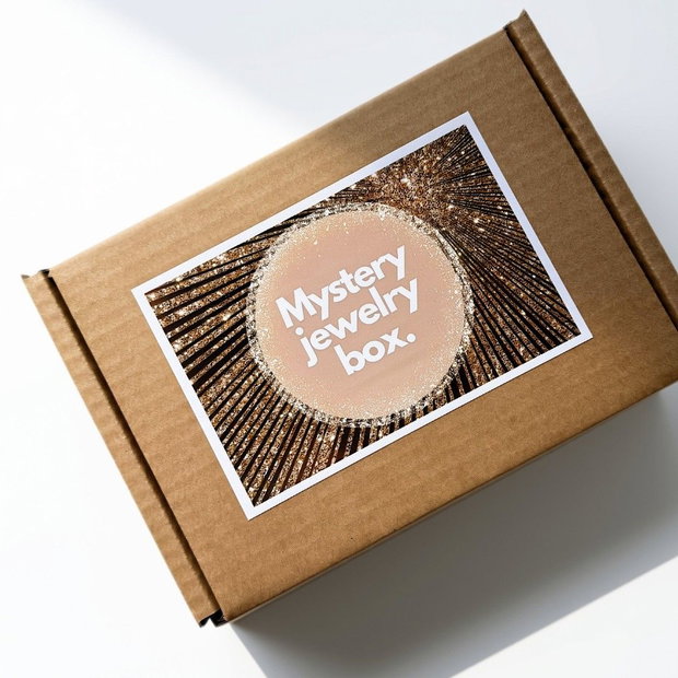 Cutie cadou surpriză Jewelry Mystery Box Bijuterii din pietre naturale și accesorii din oțel inoxidabil