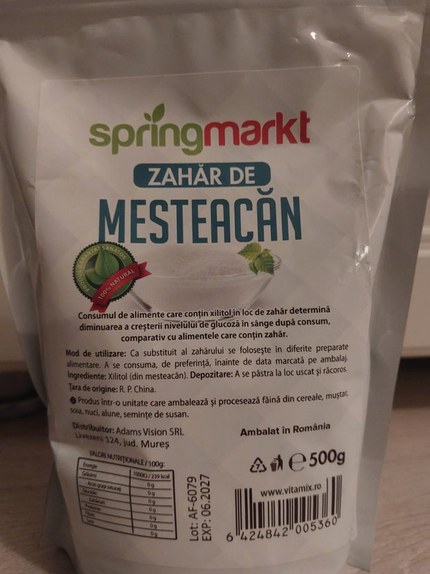Zahăr de mesteacăn