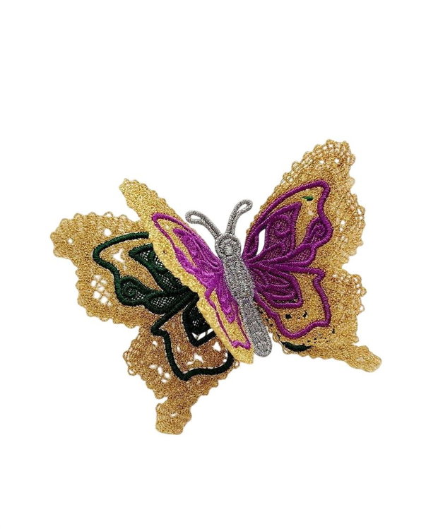 Brosa Fluture Filigran 3D