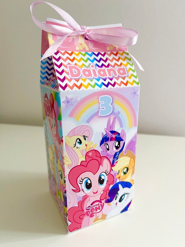 Cutii pentru dulciuri My Little Pony personalizate, aniversări și petreceri