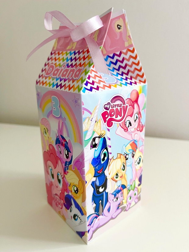 Cutii pentru dulciuri My Little Pony personalizate, aniversări și petreceri