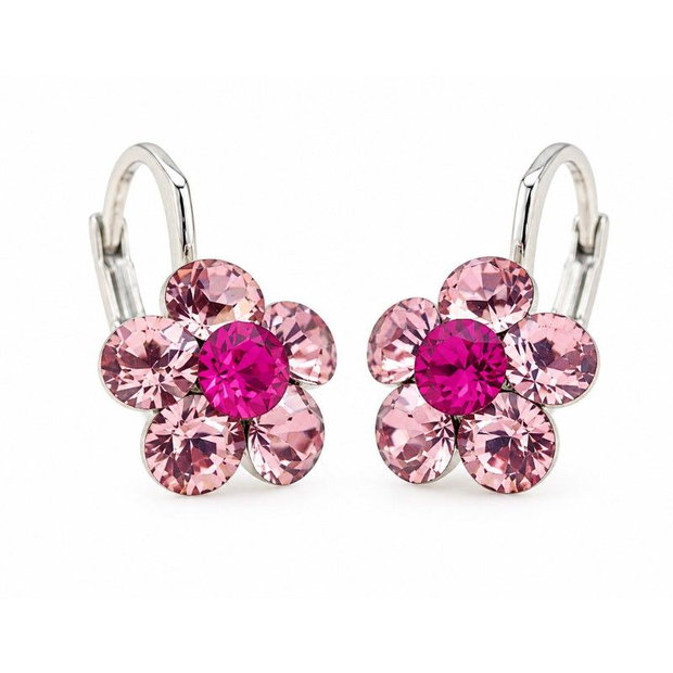 Cercei handmade Mini Floricele Argint 925