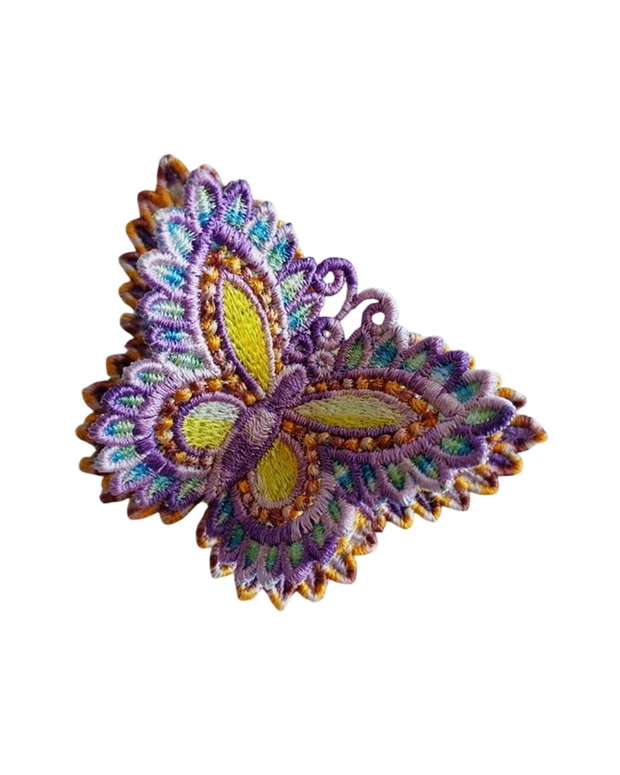Brosa Fluture Culori Degrade 3D