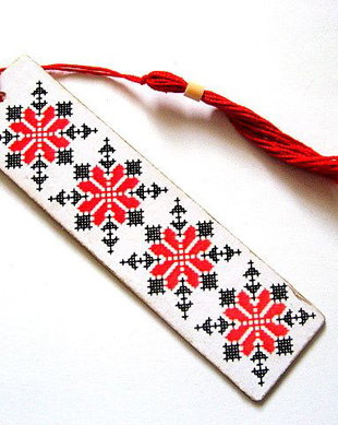 semn de carte cu motiv traditional 52854